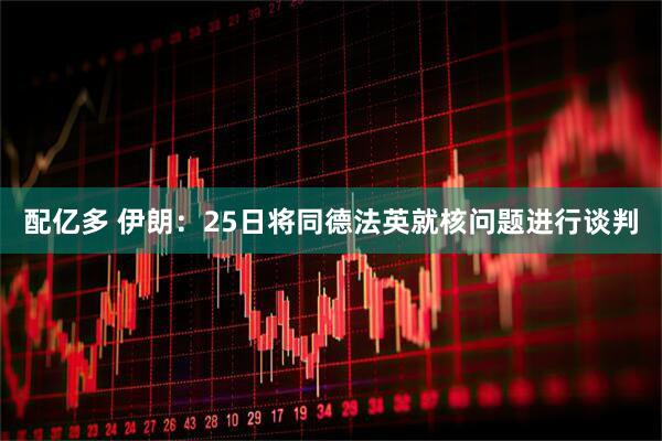 配亿多 伊朗：25日将同德法英就核问题进行谈判
